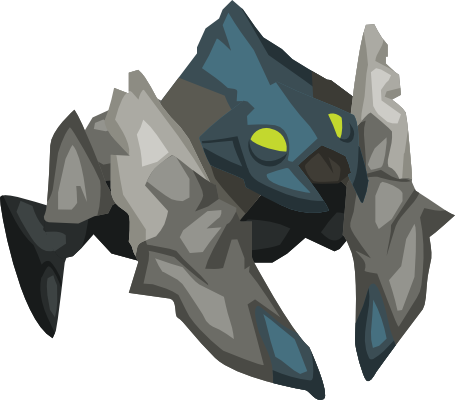 Battle Camp Monster Catalog Details For Cragcrab - Illustration (455x400), Png Download