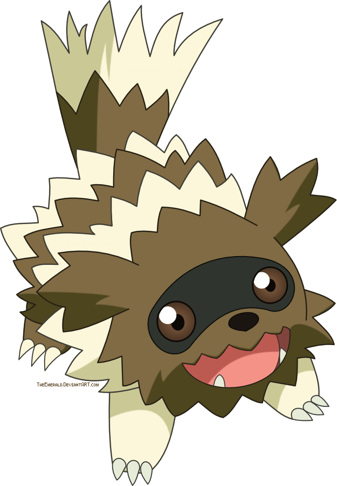 Next - Pokemon Zigzagoon Png (694x1000), Png Download