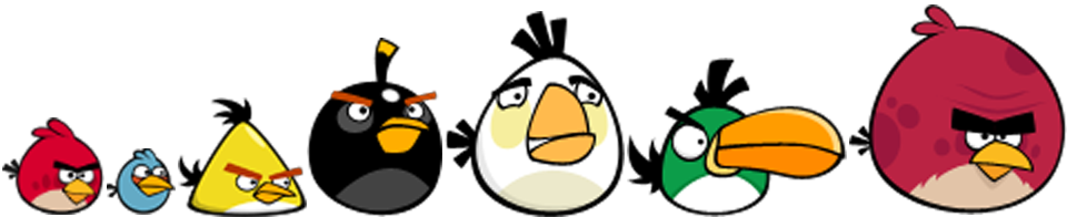 The Angry Birds - Angry Birds Friends (960x196), Png Download