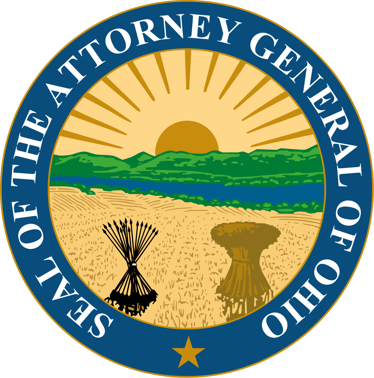 Ohio Attorney General Seal (1200x1212), Png Download