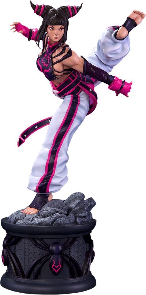Street Fighter Iv - Street Fighter Iv - Juri 1:4 Scale Ultra Statue (507x1020), Png Download