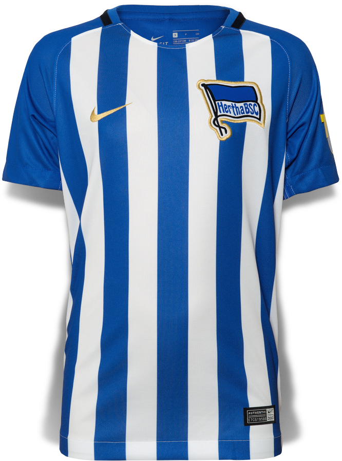 Hertha Bsc Berlin Children Jersey 2017 18 Inter Miami - Hertha Kits 15 16 Fifa (1000x1000), Png Download