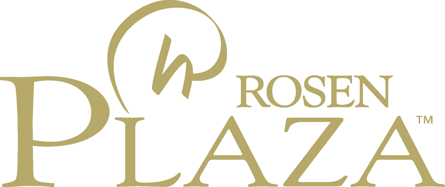 Rosen Plaza Hotel Logo (1427x600), Png Download
