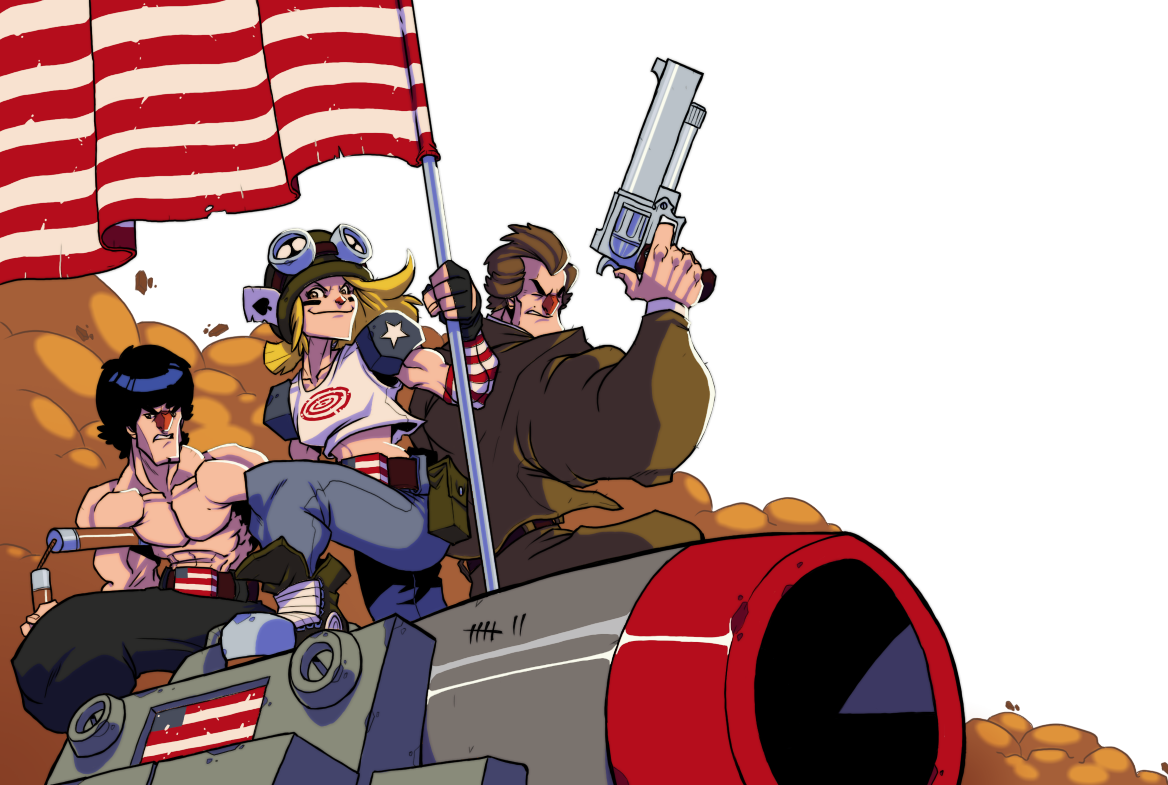 Keyartsanslogo - Broforce All Bros (1168x785), Png Download