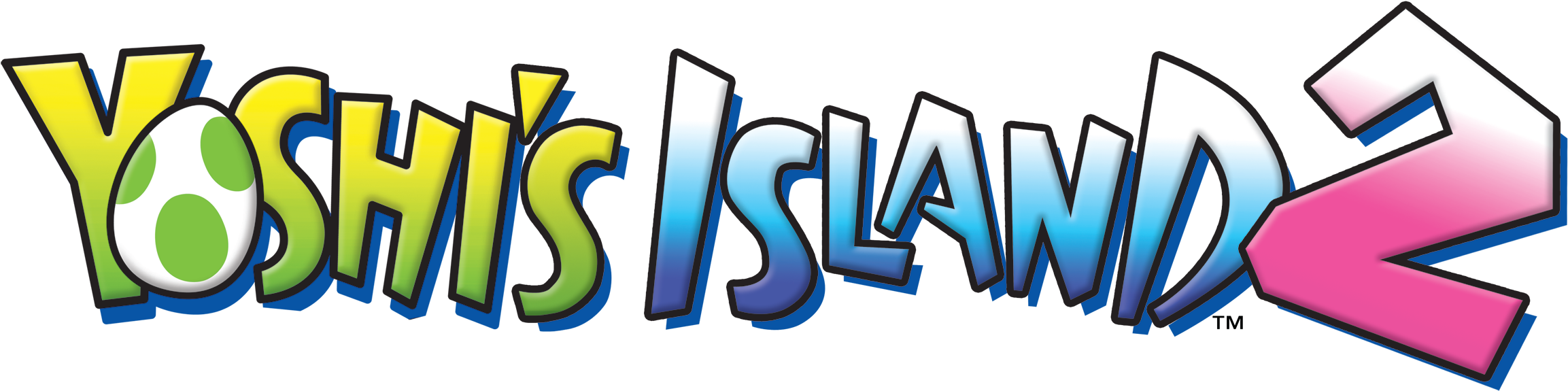 Yoshi's Island Ds Logo - Yoshi's Island [ds Game] (2400x706), Png Download