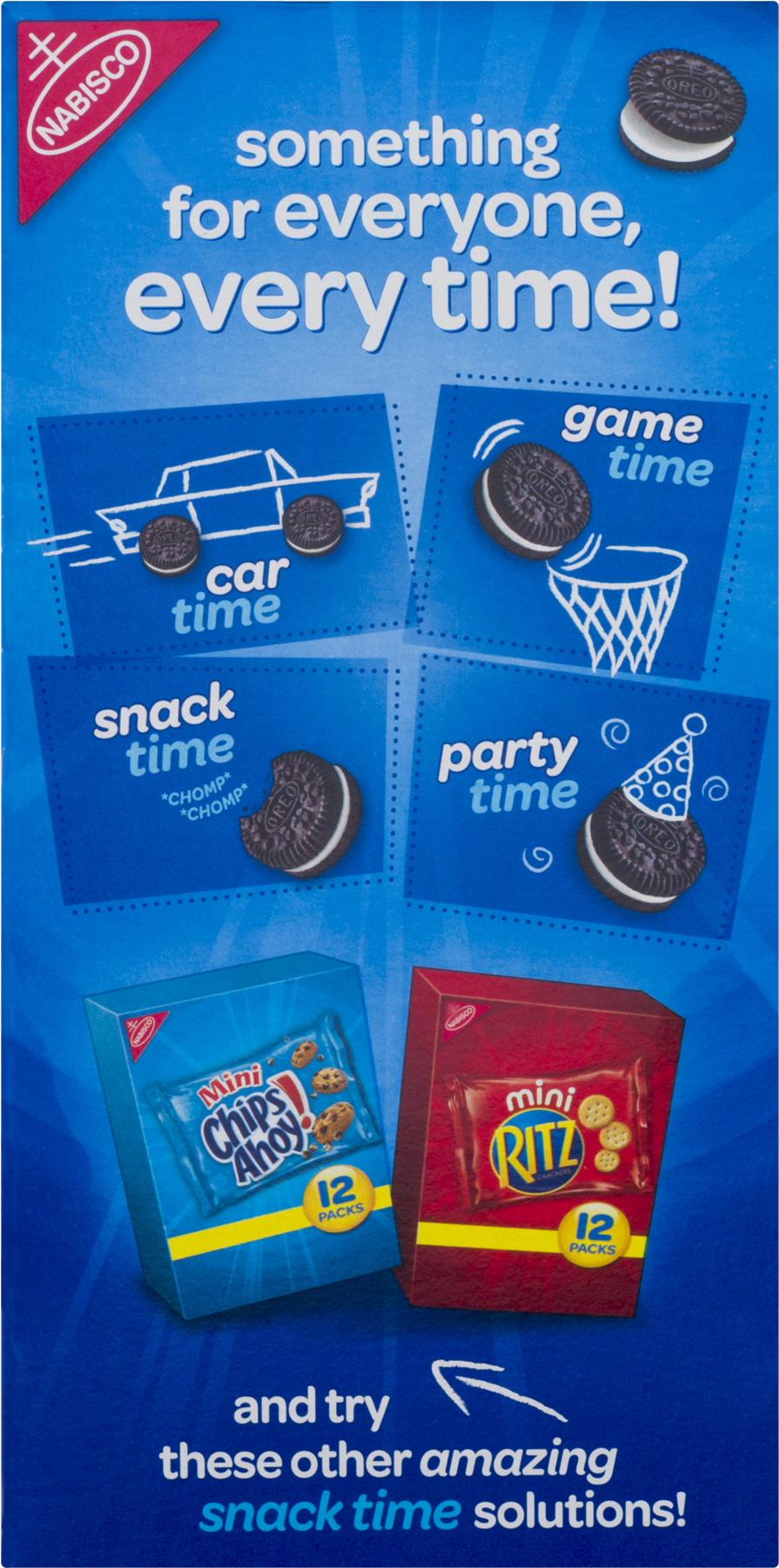 Nabisco Mini Oreo Chocolate Sandwich Cookies Munch - Nabisco Teddy Grahams Snacks, Honey - 12 Count, 12 (1800x1800), Png Download