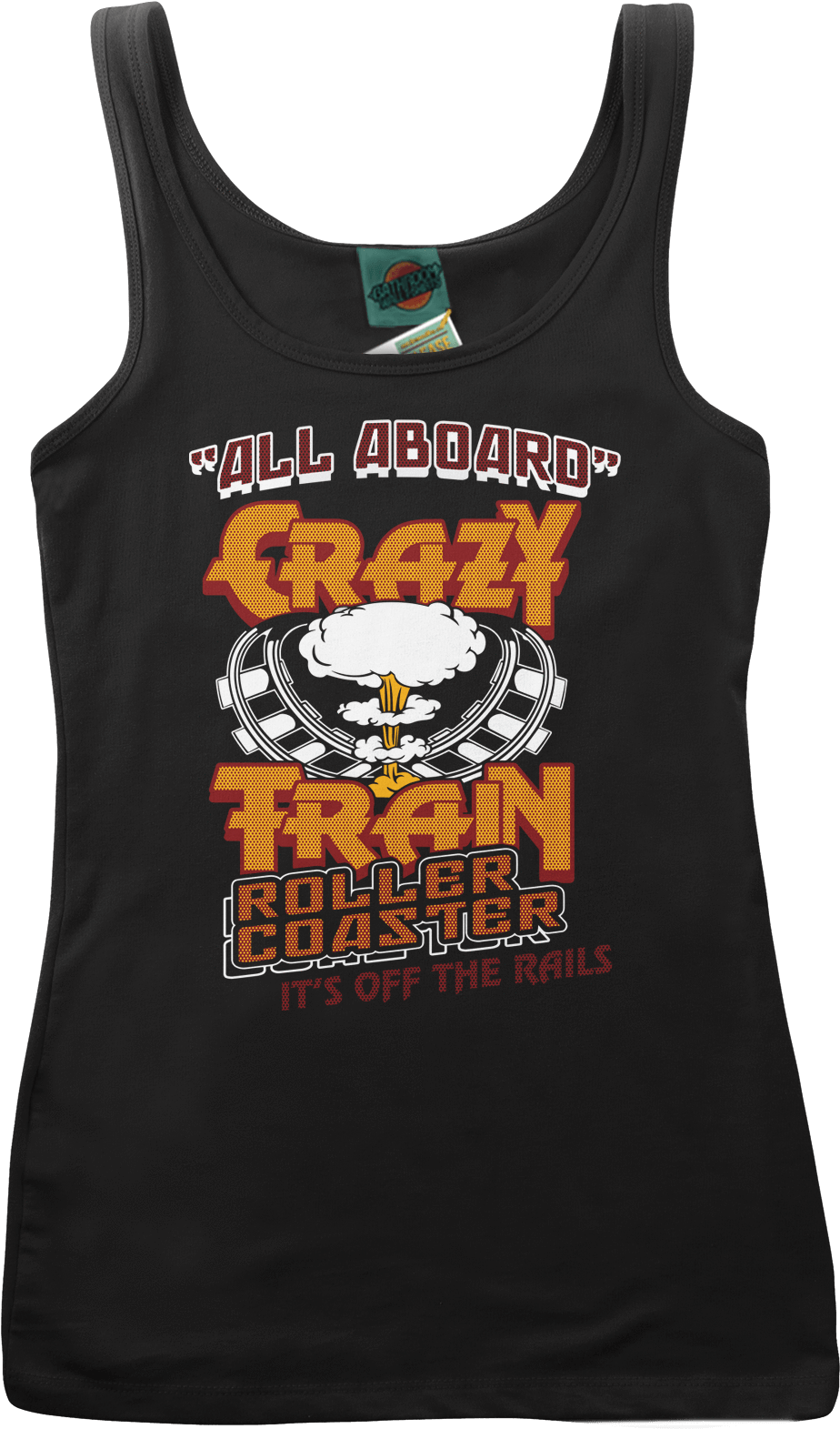 Ozzy Osbourne Inspired Crazy Train T-shirt - Shirt (1000x1625), Png Download