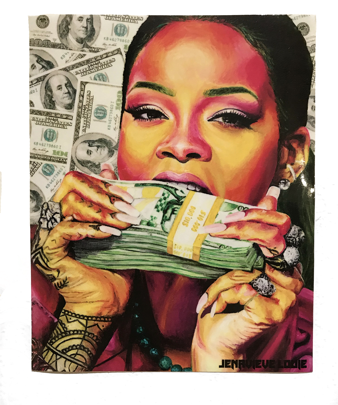 Image Of Rihanna Sticker - Rihanna (1368x1710), Png Download