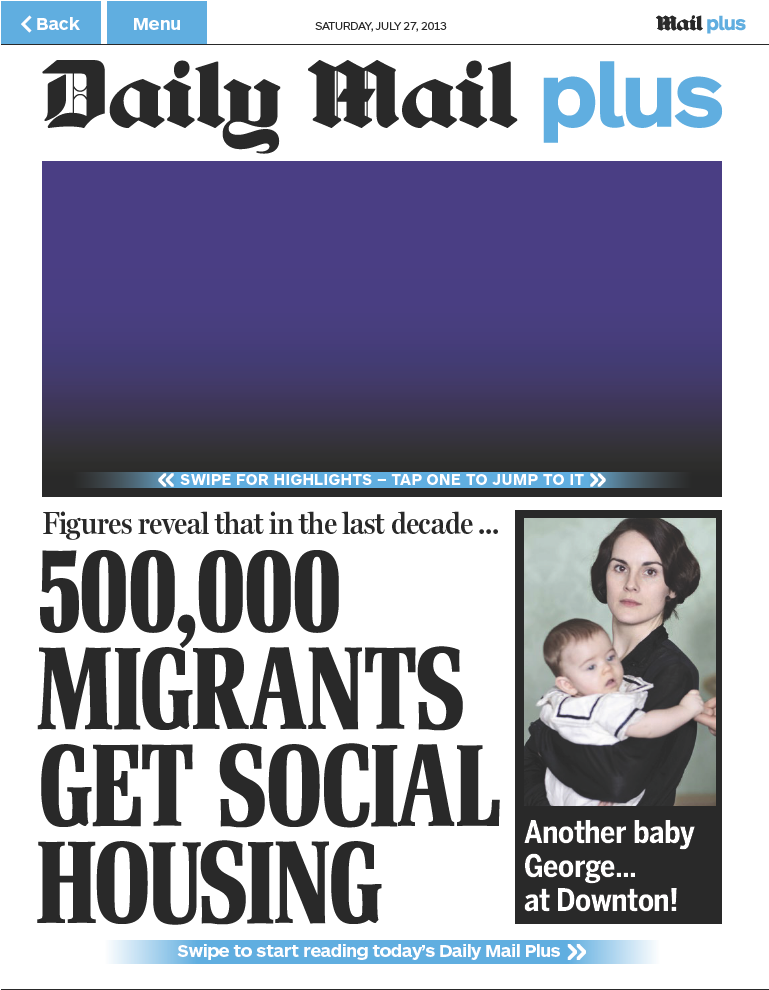 Daily Mail Plus, July 27, - Daily Mail Front Page (768x1024), Png Download