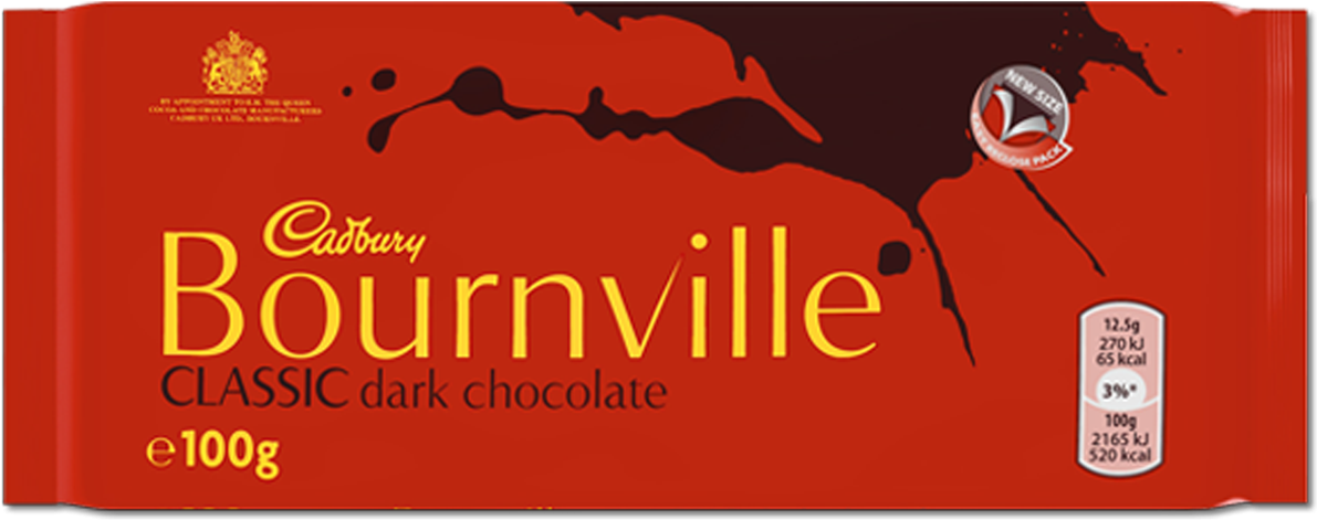 Cadbury Bournville Classic - Cadbury Bournville Cocoa Fairtrade (125g) (1200x1200), Png Download