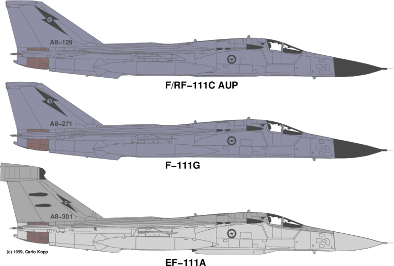 1995, 2005 Carlo Kopp - F 111g (768x520), Png Download