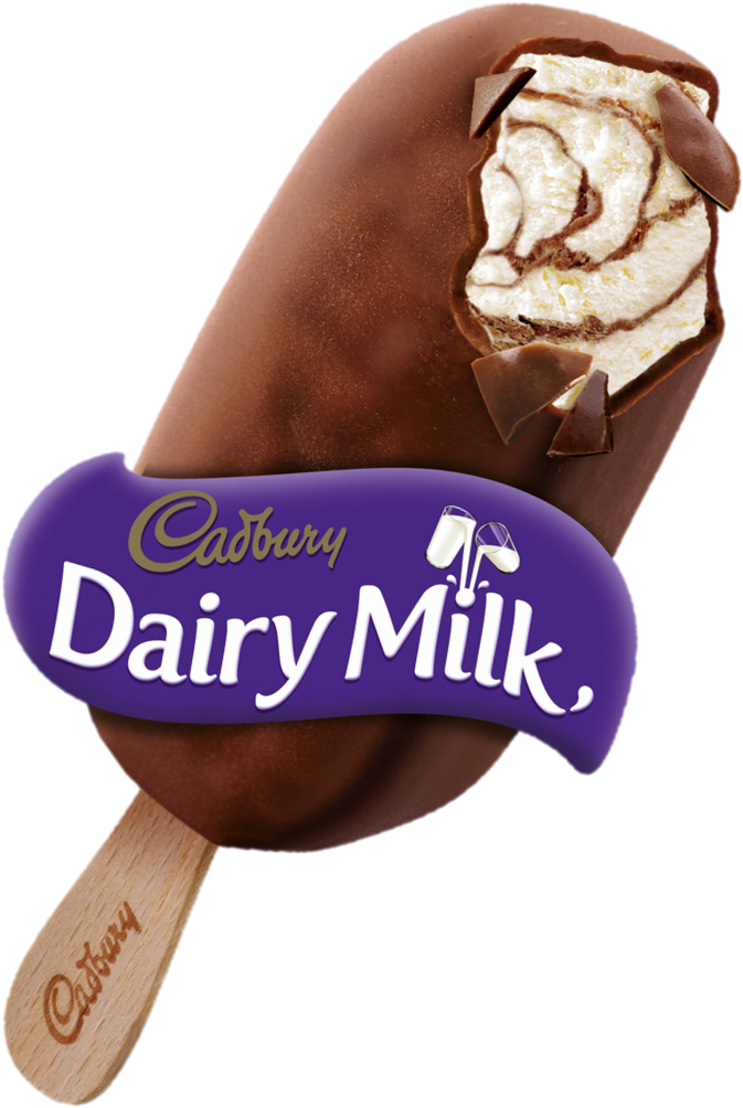 Creamy Vanilla Ice Cream With Cadbury Dairy Milk Chocolate (698x1031), Png Download