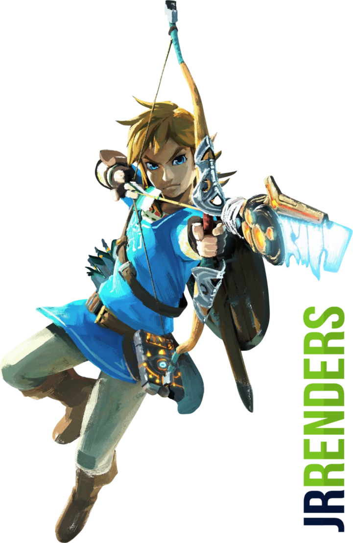 Legend Of Zelda Breath Of The Wild Link Png Free Stock - Sandisk 64gb Microsdxc Nintendo Switch Sdsqxat-064g-gn6za (721x1109), Png Download