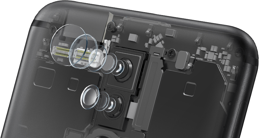 Huawei Nova 2i Camera 2 Rear Cameras - Huawei Nova 2i Camera (869x466), Png Download
