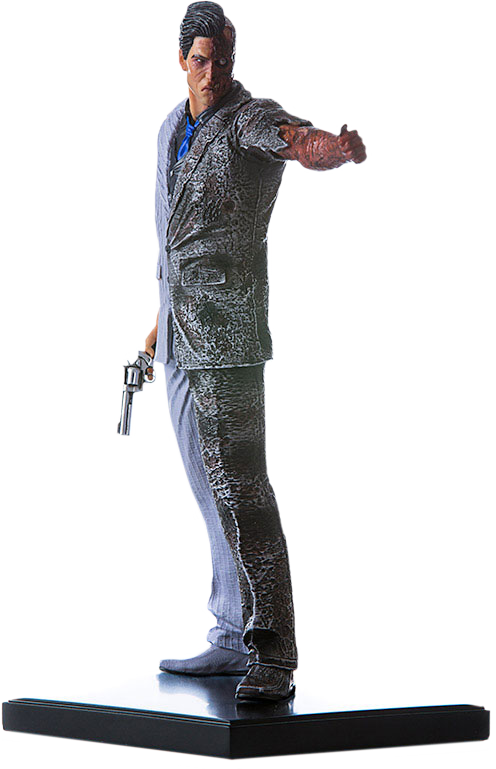 Arkham Knight - Batman Arkham Knight Statue 1/10 Two-face 18 Cm (496x769), Png Download