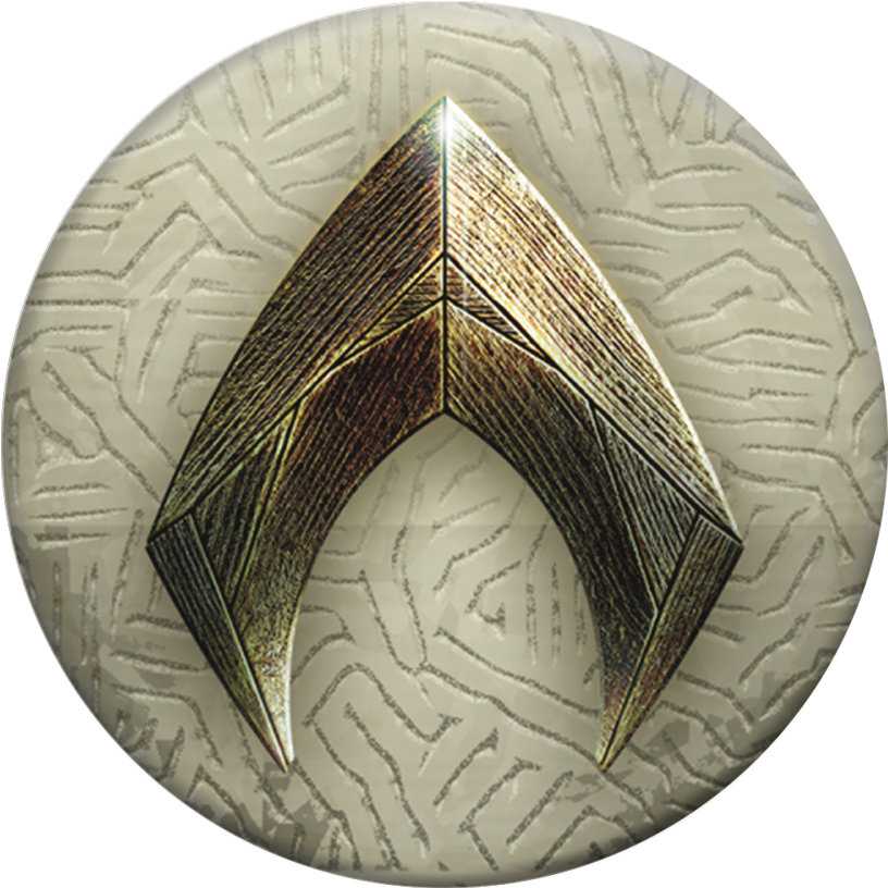 Aquaman Logo - Aquaman Logo Popsockets Grip (1000x1000), Png Download