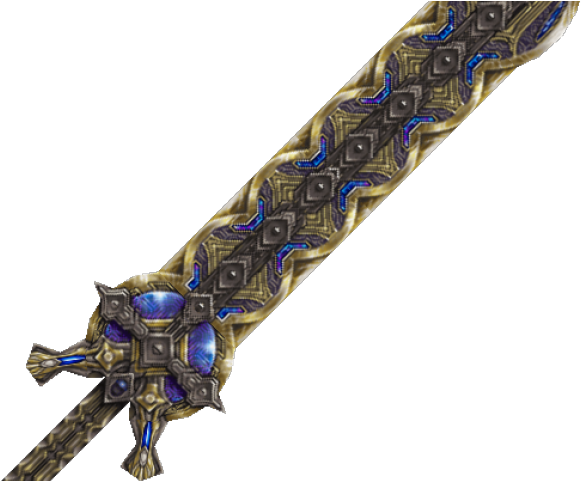 Drawn Katana Ffx - Blade (640x480), Png Download