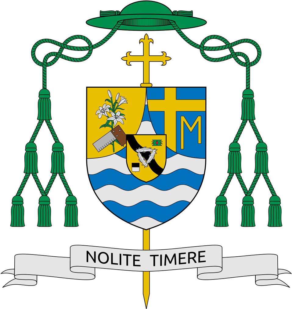 Coat Of Arms Of John Marvin Levoir - Bishop Oscar Jaime Florencio (960x1023), Png Download