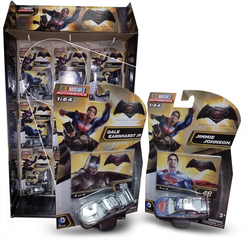 Dale Earnhardt Jr - 2016 Nascar Authentics 1:64 - Batman Vs Superman: Dawn (800x781), Png Download
