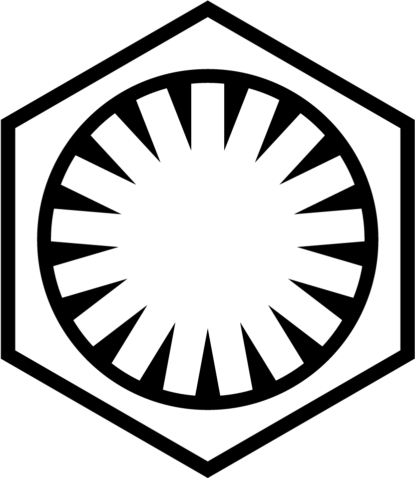 The First Order, Logo Republic Symbol, First Order, - First Order Logo Star Wars (1080x1080), Png Download