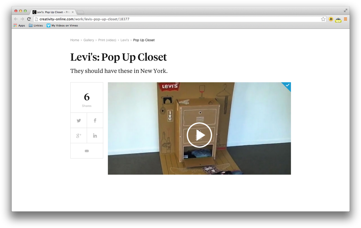 Pop Up Closet Levis (1280x814), Png Download