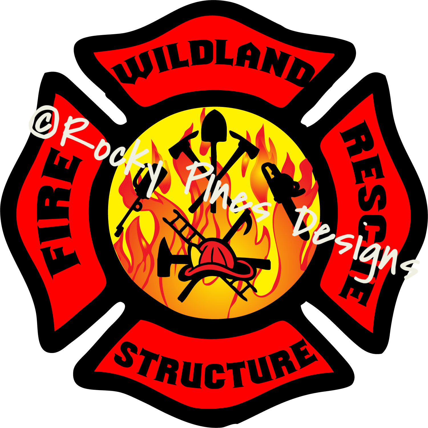 Rocky Pines Designs - Minot Fire Department Logo (1023x1024), Png Download
