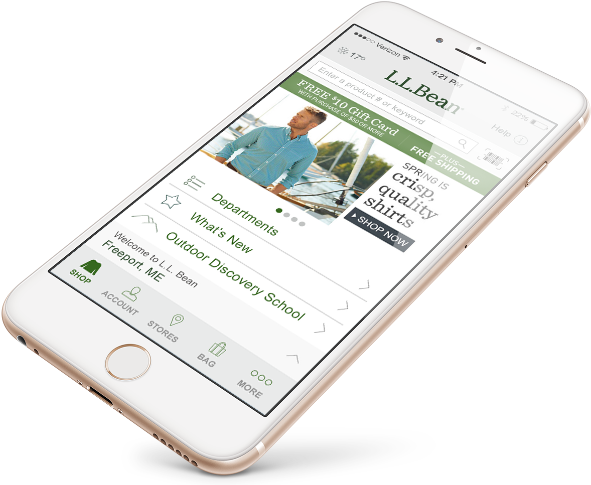 Bean Mobile App Design - Mobile App List Option (1178x967), Png Download