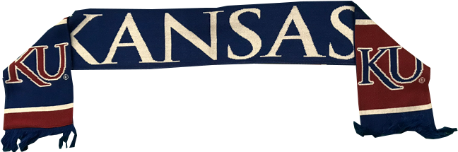 Kansas University Jayhawk Scarf - University Of Kansas (720x540), Png Download