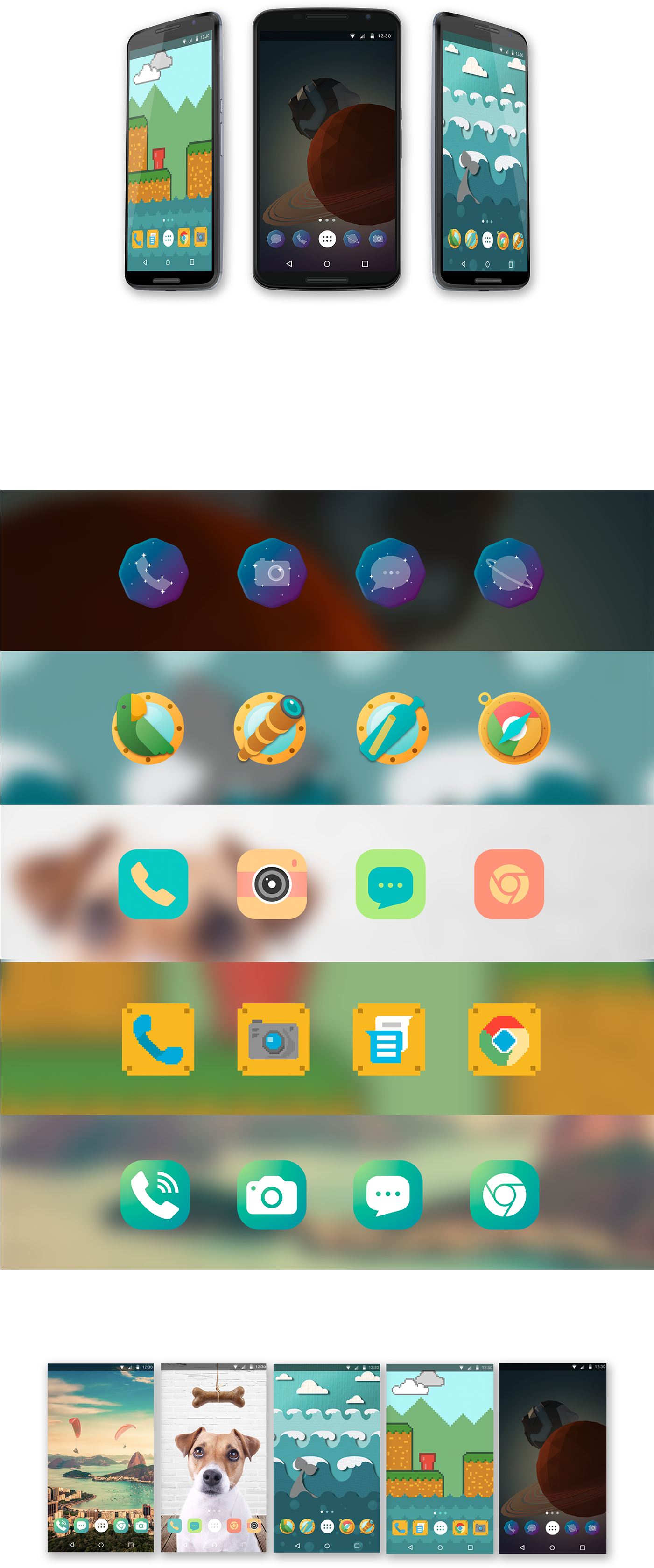 Background And Icon Design For Themebox, An Android - Icon Design (1400x3668), Png Download