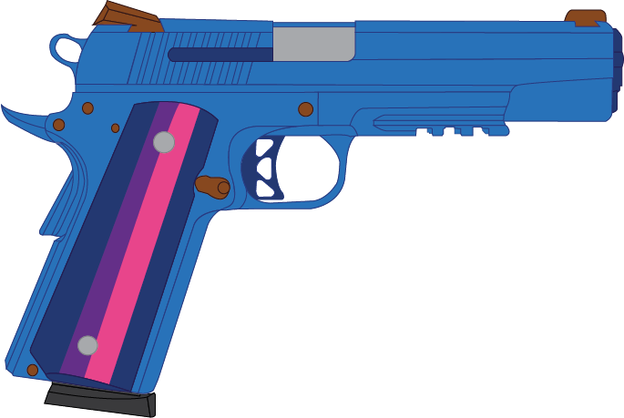 Thomlight's Sig-sauer Gsr M1911 Pistol - M1911 Pistol (685x459), Png Download