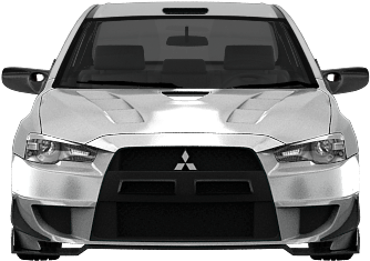 Mitsubishi Lancer Evo'07 By Rocket-bunny - Mitsubishi Lancer Evolution (1004x373), Png Download