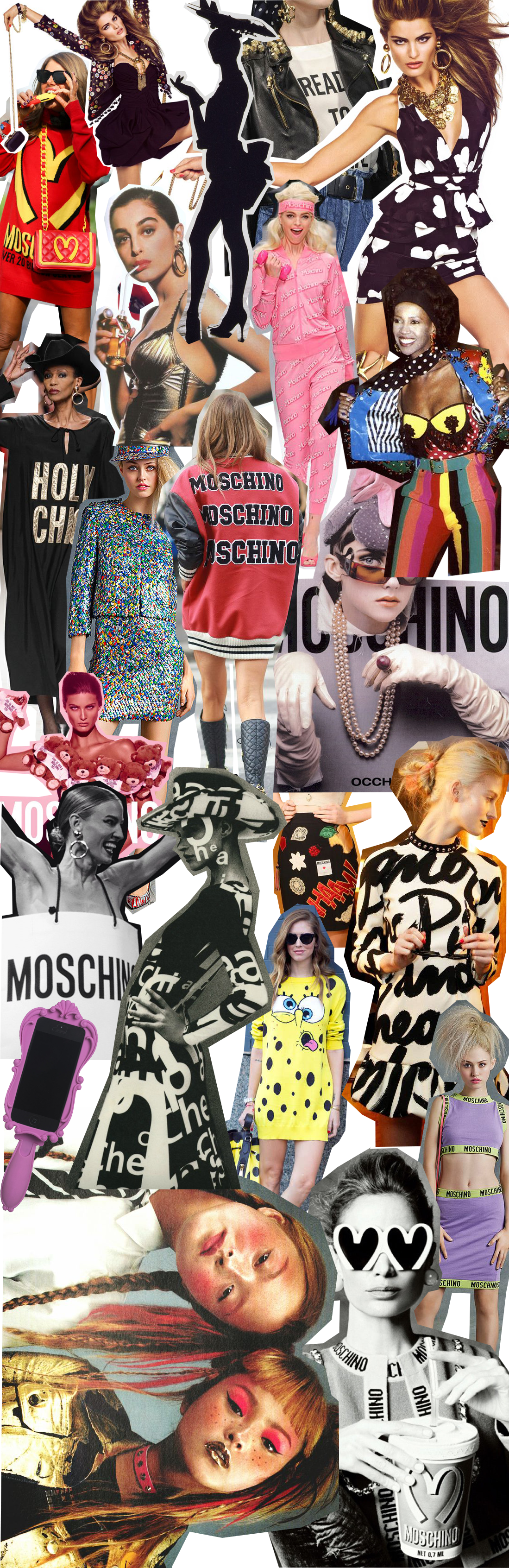 From The Early Days When Franco Moschino Was Causing (1099x3384), Png Download