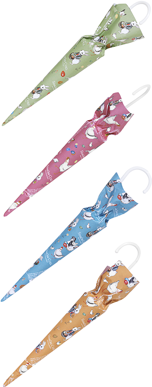 35g Umbrellas With Designs Featuring Easter Bunnies (900x900), Png Download