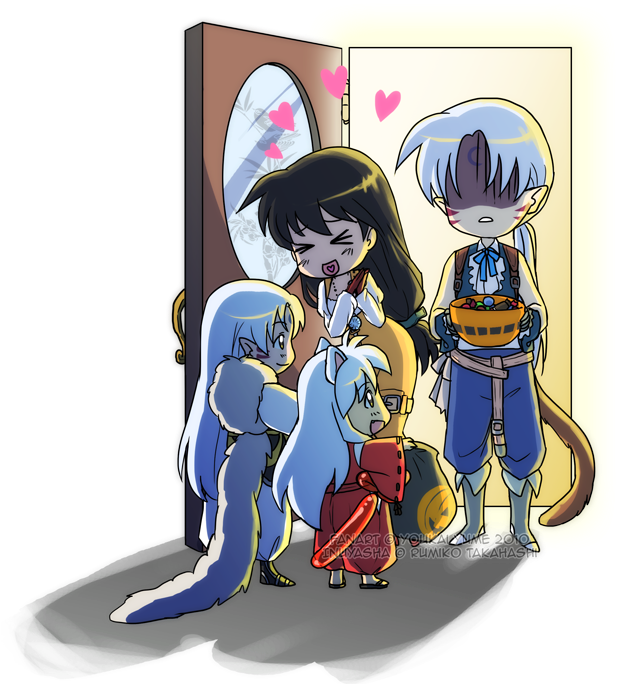Garnet Til Alexandros Xvii, Inuyasha, Sesshoumaru, - Inuyasha And Sesshomaru Cute (631x700), Png Download