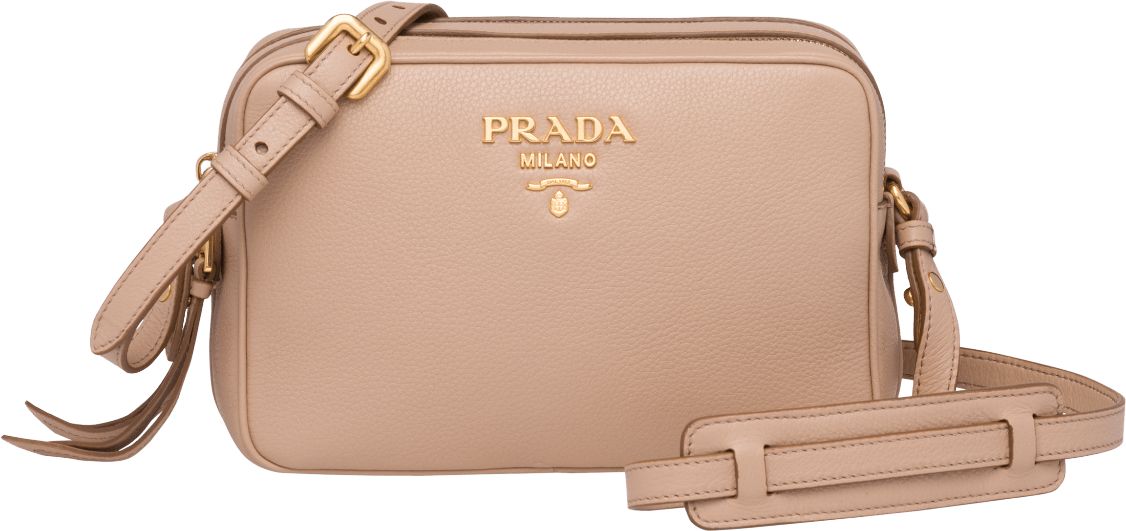 Prada Calf Leather Shoulder Bag (2400x2400), Png Download