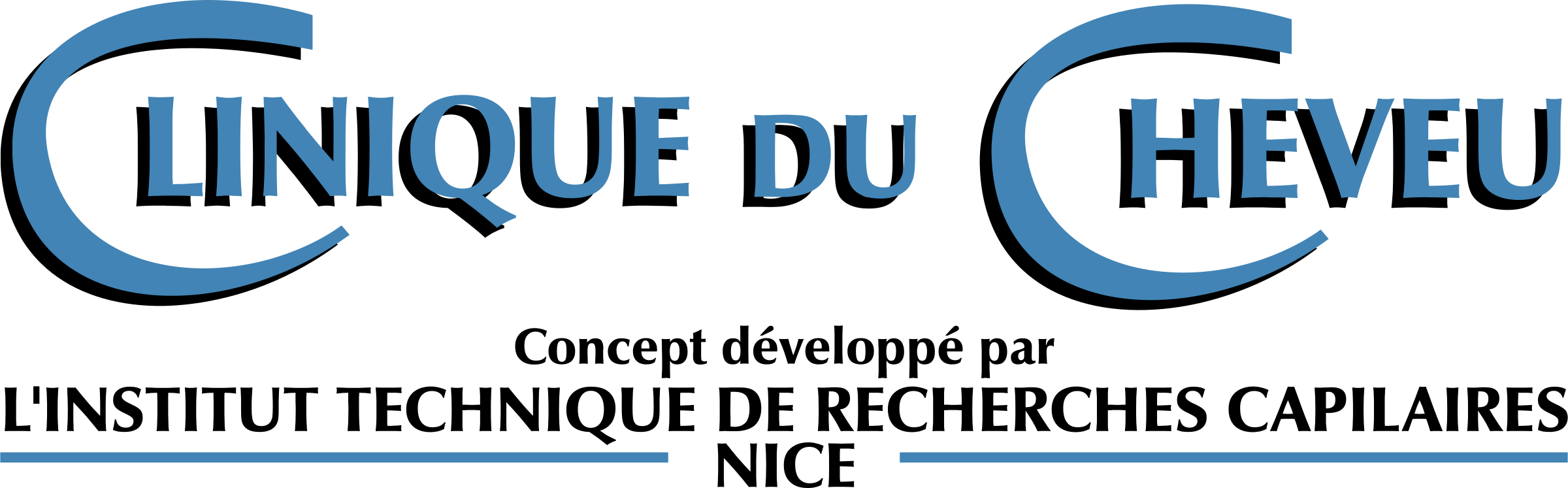 Clinique Du Cheveu Logo Png Transparent - Graphic Design (2400x747), Png Download