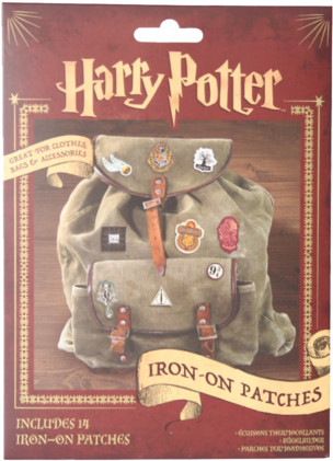 Harry Potter Iron On Patches 14 Pack (528x600), Png Download