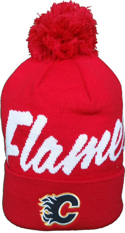 Calgary Flames Mitchell & Ness Graffiti Script Nhl - National Hockey League (410x766), Png Download