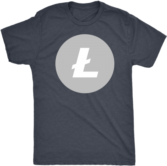 Litecoin Logo T-shirt - Shirt (600x600), Png Download