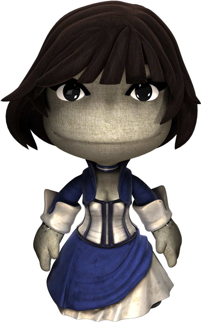 11 52 59 414 Elizabethfront - Little Big Planet Bioshock Elizabeth (1200x1200), Png Download