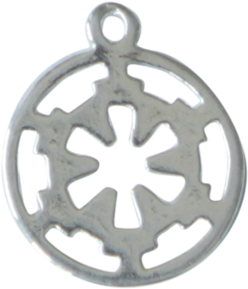 Imperial Logo Charm - Star Wars (750x750), Png Download