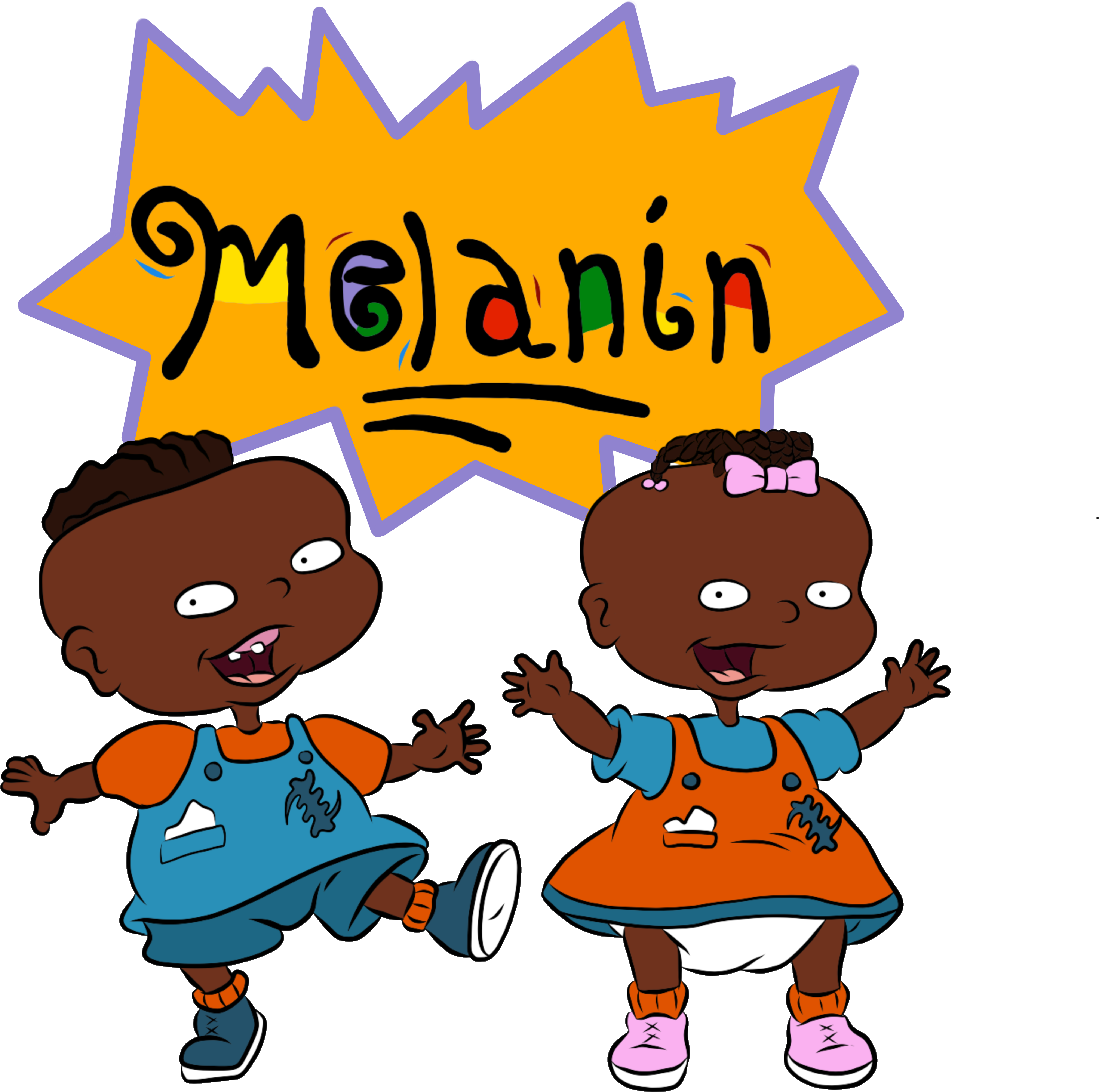 Melanin Rugrats (7200x5400), Png Download