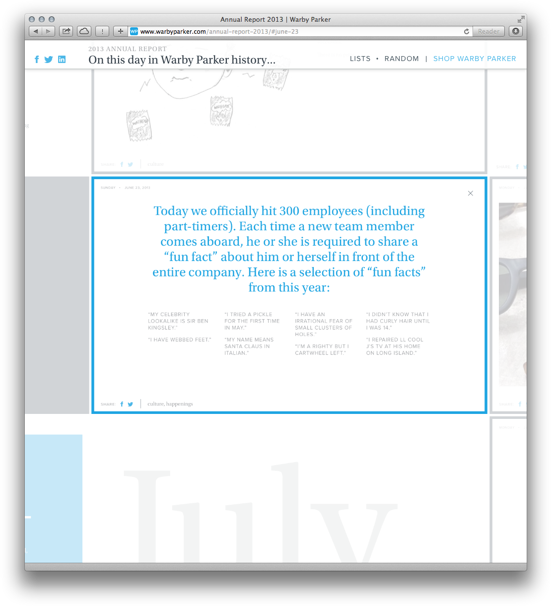 Mslk Warby Parker Annual Report 2013 - Vuejs Form Examples (1125x1236), Png Download