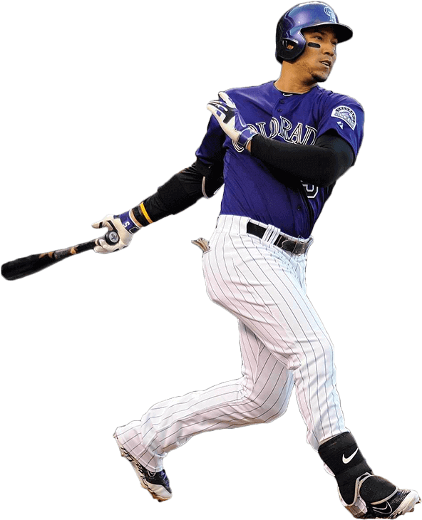 Carlos Gonzalez - Baseball & Softball Batting Gloves (729x729), Png Download
