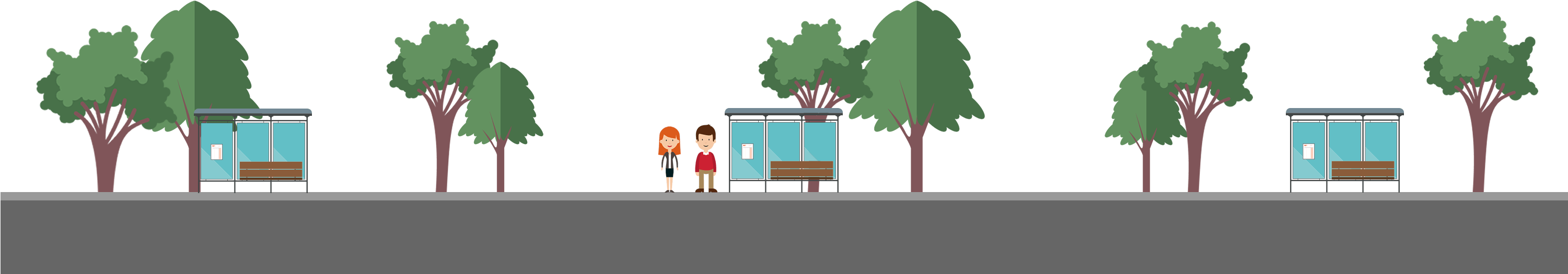 Edinburgh Ground Normal - Street Animation (3000x700), Png Download