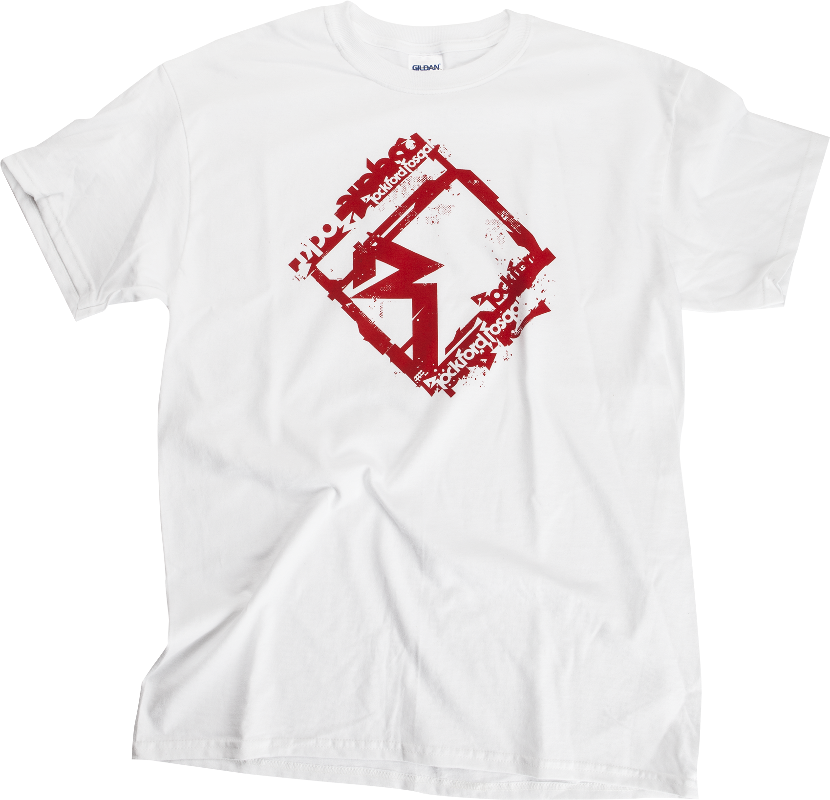White T-shirt W/ Red And Black Rf Graphic - Ernie Ball T Shirt (2056x2056), Png Download