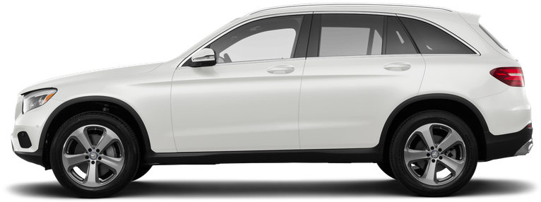 2018 - 2019 Mercedes Glc 300 White (800x400), Png Download