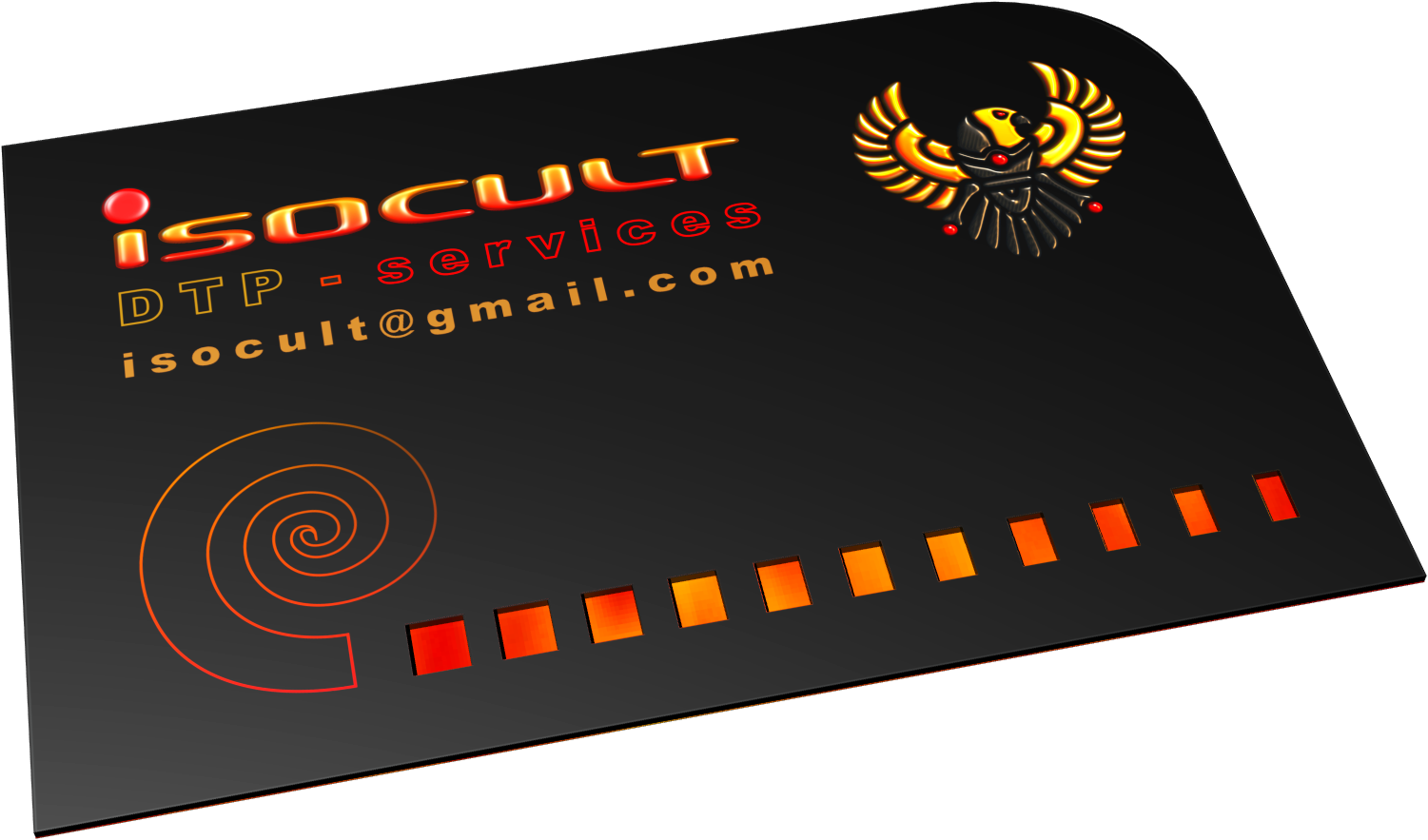 A Dark Background In A Slide View In Which You Can - Spiral (1599x936), Png Download