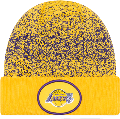 Los Angeles Lakers Youth On Court Reverse Team Cuff - Men's Los Angeles Lakers New Era Gold (500x667), Png Download