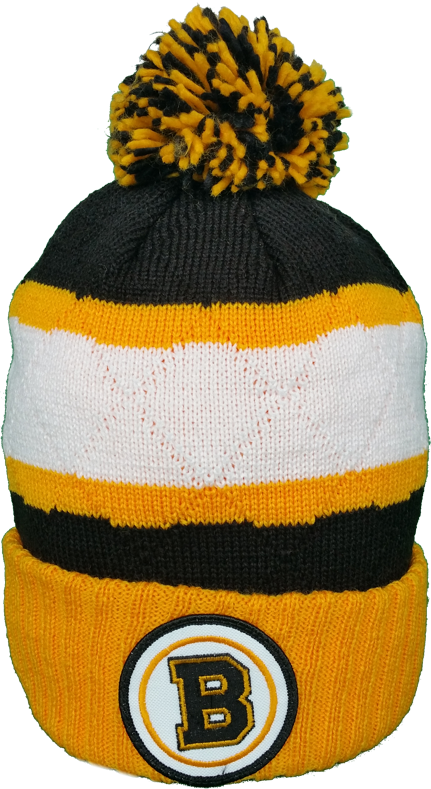 Boston Bruins Vintage Mitchell Ness High Five Nhl Pom - Nhl Boston Bruins Mitchell & Ness Winter Pom Pom (431x789), Png Download